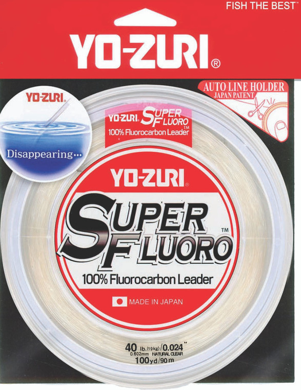 Yo-Zuri - Superfluoro Leader - Natural Clear 130lb 30yd -