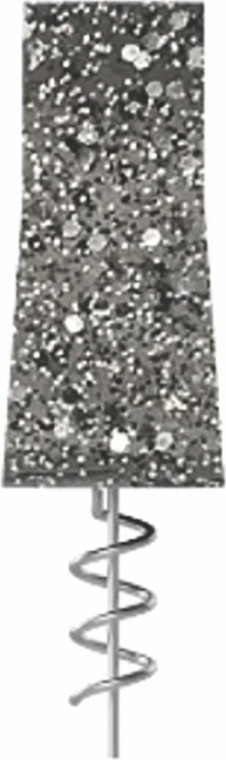FLOATZILLA - Tail Mini - Blk/silver Glitter 4pk - SOMINITBSG