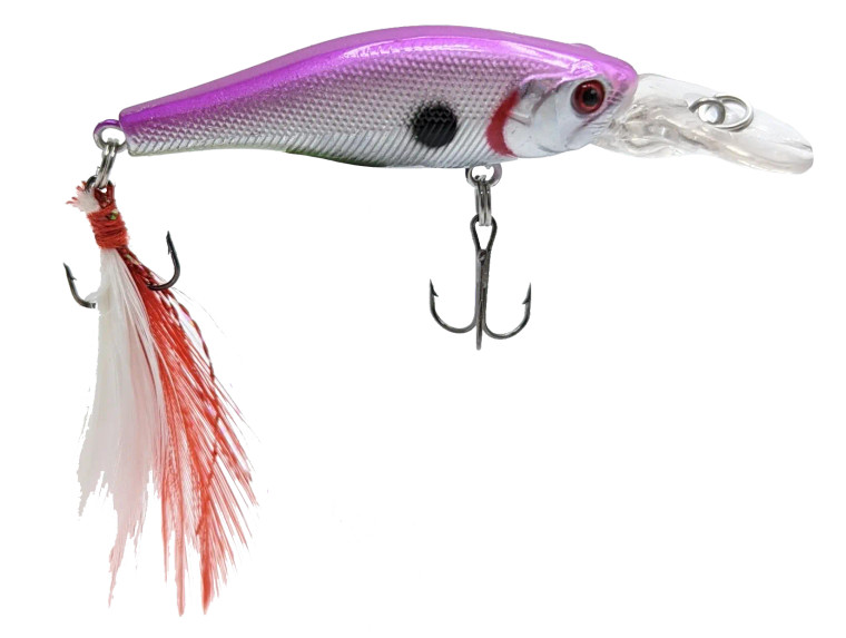 Head Hunter - Suspen Crappie Jerk Bait - 1.75in 1/4oz Purp Passn - CMJ175-505-1