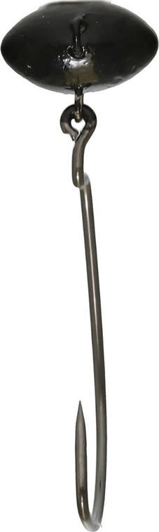 Eagle Claw - Lazer Swing Jighead - Black 5/8oz 3/0 4pk - LSSWH3B58