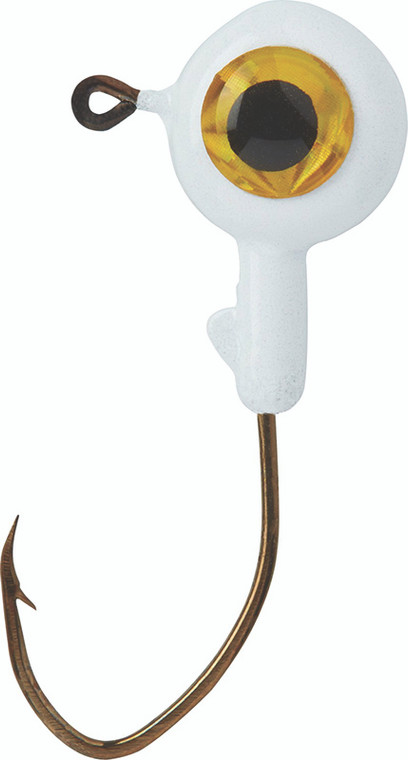 Mister Twister - Sassy Stingum Jighead - 1/24oz 8pk White - SJ248P-1