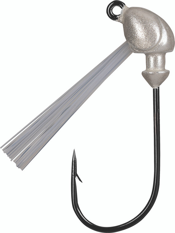 Strike King - Weedless Squadron Head - 3/8oz 3pk Pearl - SSHW38-844