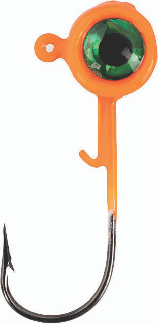 ACC Crappie Stix - Crappie Jig Heads - 1/16oz Orange 8pk -