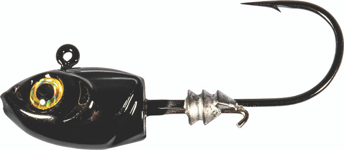 Z-Man - Micro Shad Headz - 1/16oz 4pk Black -