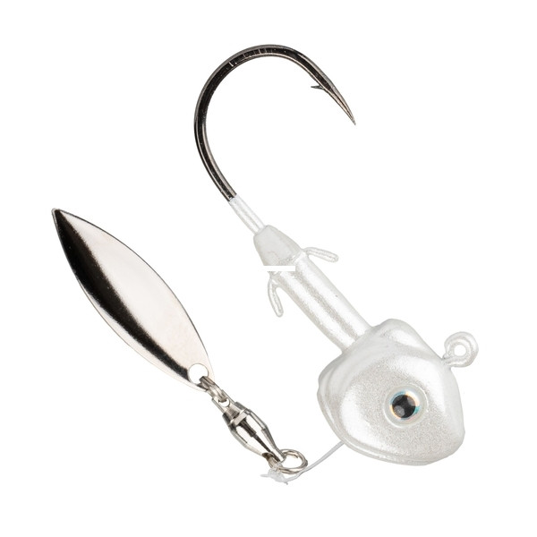 Strike King - Tour Grade Fluorospin - 1/2oz 2pk Pearl -