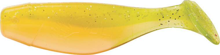 Mister Twister - Tri-com Sassy Shad - 3in 10pk Sun Pearch - 3TCSS10-10S128BG