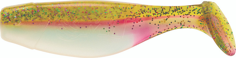 Mister Twister - Tri-com Sassy Shad - 3in 10pk Wtrml Cnd Shd - 3TCSS10-14PGN41P