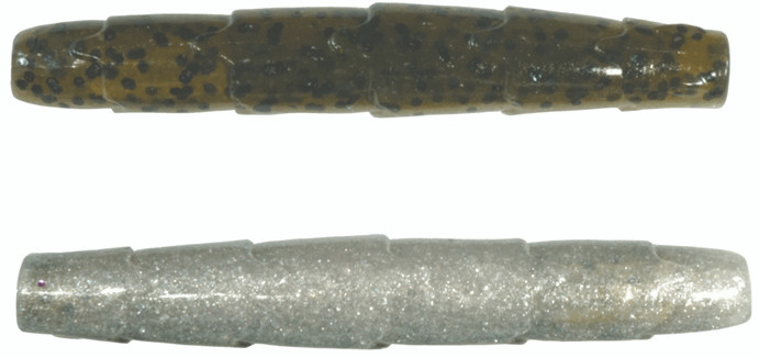 Googan - Rattlin Ned Worm - 2.5in 8bg Mud Minnow - GRN-MUM