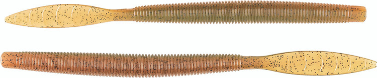 Missile Baits - Quiver Worm - 6.5in 6bg Fried Melon - MBQ65-FRML