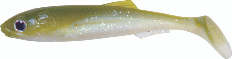 Duckett - Duckett Bd Real Thing - Shad 4.5in 4pk Olive - MXRT4.5 OS