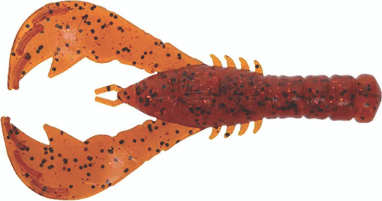 Yamamoto - Yama Craw - 4in 6bg Fire Craw - YAM-CRAW4-9003