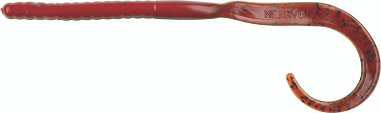 Netbait - Baitfuel C-mac Worm - 7in 12bg Grn Pump Tx Red -