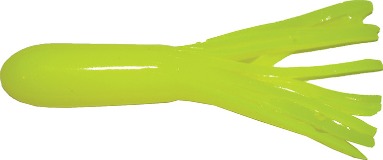 Big Bite - Glow Crappie Tube - 1.5in 10pk Opaque Chart -