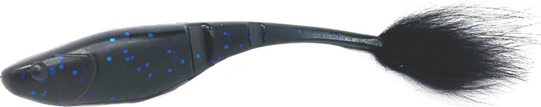 Rabid Baits - Rab-shad - 6in 4pk Black Night -