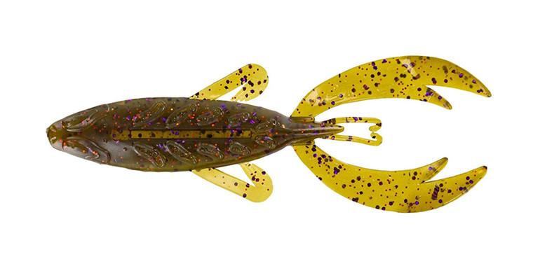 Big Bite - Rojas Fighting Frog - 4in 7pk Green Pumpkin Fl -