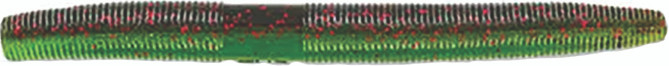 Yamamoto - Senko Worm - 4in 10bg Grn Pmp/red Flk -