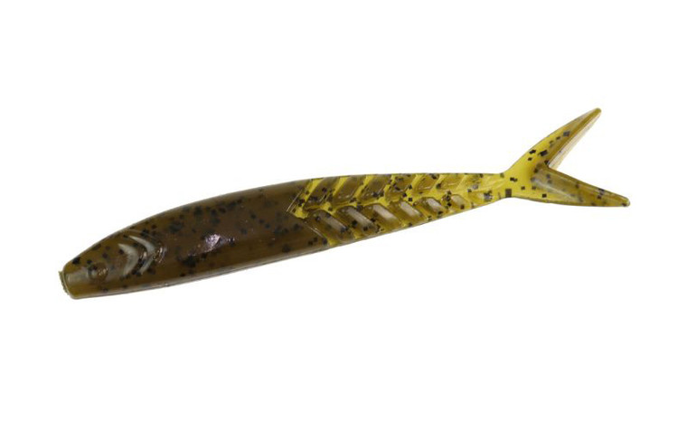 Zoom - Shimmer Shad - 4.25in 5bg Grn Pumpkin -