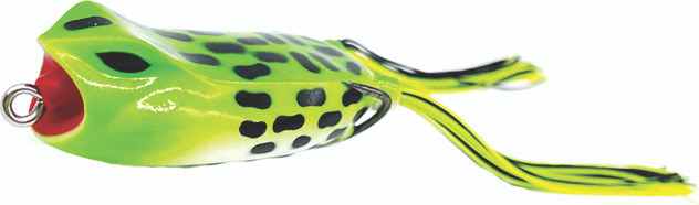 Prototype Lures - Smasher Pro Popper Frog - 2.5in 1/2oz Greenie -