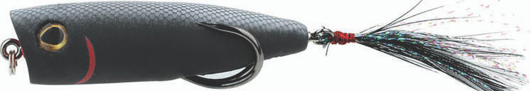 Snagproof - Zoo Pop Topwater Bait - 2.75in 3/8oz Black -