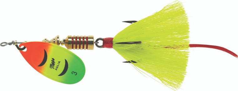 Mepps - Aglia Dressed Treble - 1/6oz Fire Tiger-yellow -