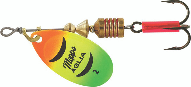 Mepps - Aglia Plain Treble - 1/6ozhot Fire Tiger -