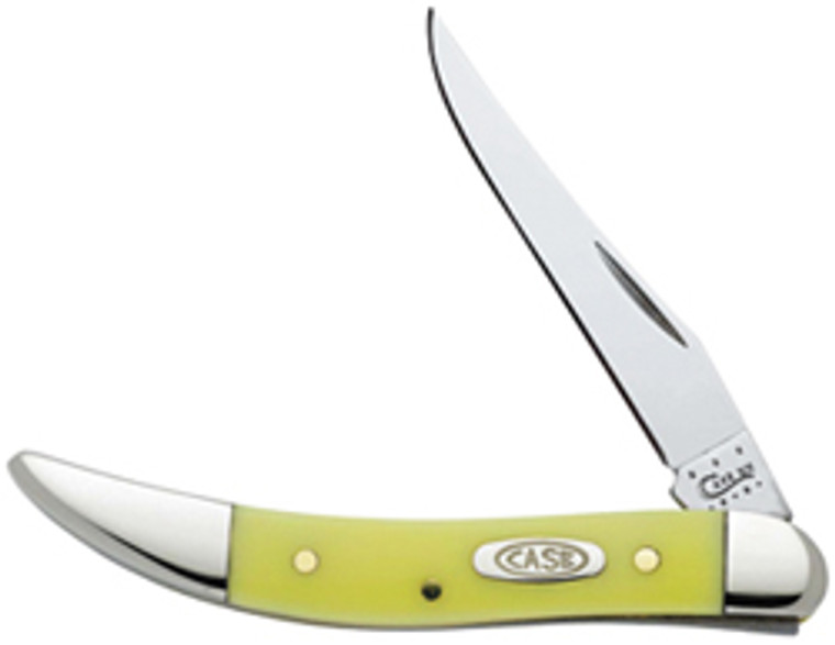 Case - Toothpick Pocket Knife - 1bl 3in Yellow - 91 Case - Toothpick Pocket Knife - 1bl 3in Yellow - 91