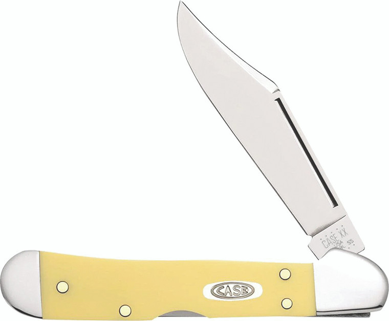 Case - Copperlock Knife - 1bl 3.5in Yellow - 30116