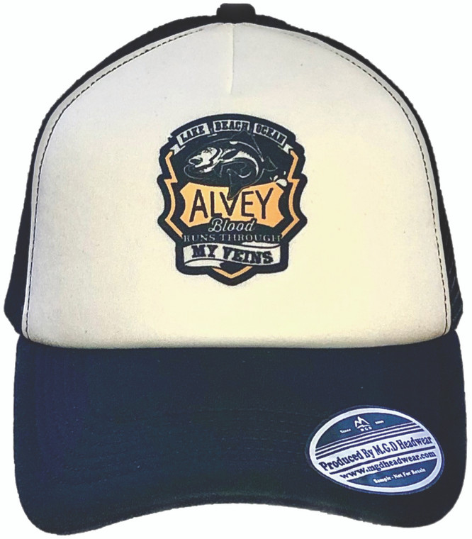 Alvey - Hooked Cap - Traditional White - CAPTW
