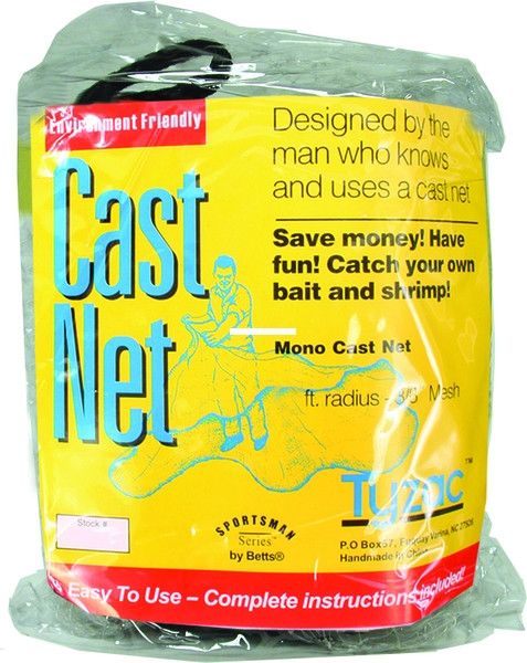 Betts - Tyzac Mono Cast Net - 7ft 3/8in Clear Mesh - CM7-I
