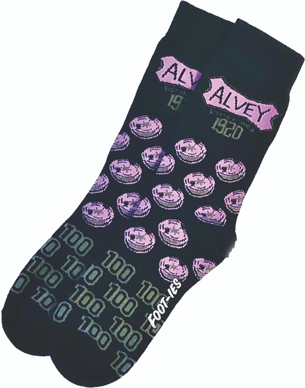 Alvey - 100 Year Socks - Purple - SOCK-P