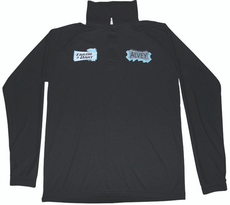Alvey - Polo Shirt Long Sleeve - Black Medium - TDP20-M