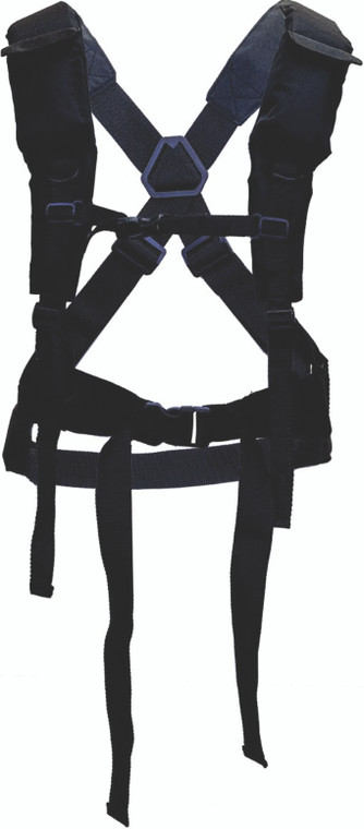 Eagle Claw - Jet Sled Harness - Adjustable Black - Eagle Claw - Jet Sled Harness - Adjustable Black -