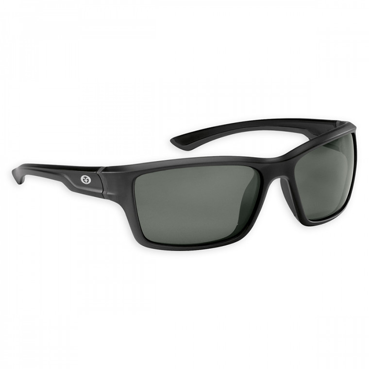 Flying Fisherman - Plrzd Cove Sunglass - Matte Black/smoke -