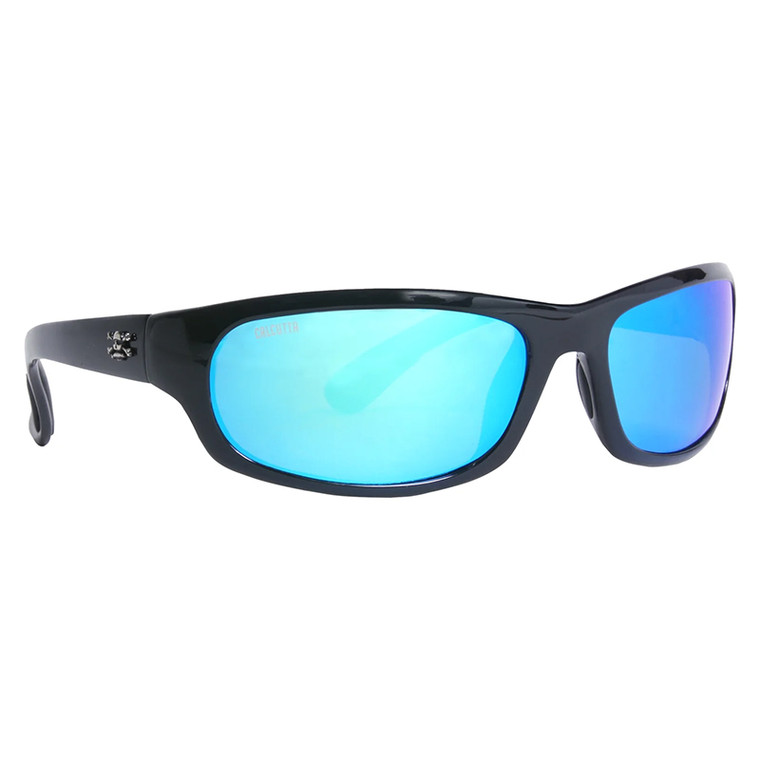 Calcutta - Polorized Horseshoe Sung - Shiny Black/blue Mirror -