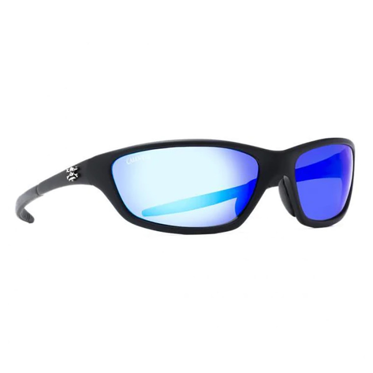 Calcutta - Polorized Palm Sunglasse - Matte Black/blue Mirror -