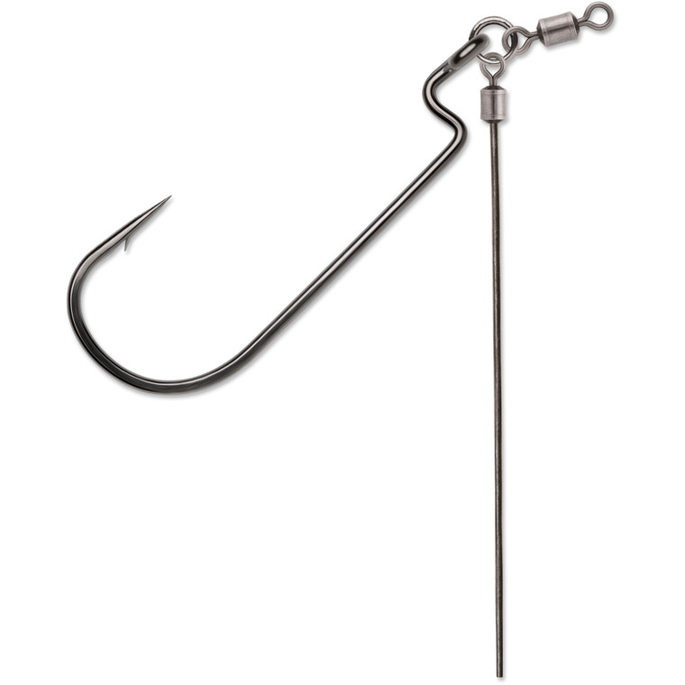 VMC - Toyko Rig Worm Hook - Black Nickel 3/0 2pk - THDWM#3/0BNPP