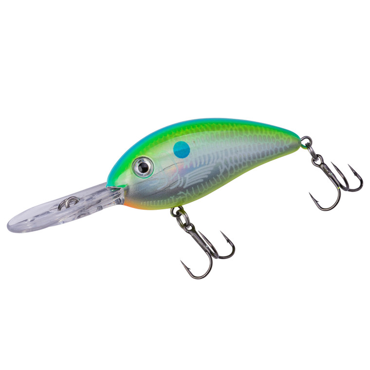 Bomber - Fat Free Fry Crankbait - 2in 1/4oz Citrus Shad -