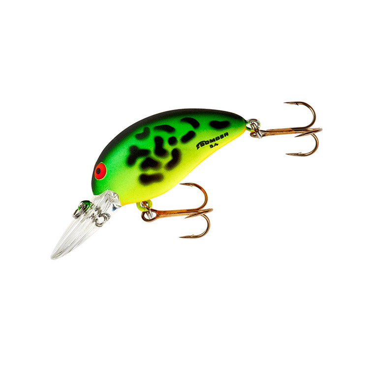 Bomber - Model A Crankbait - 1.75in 3/8oz Fire Tiger -