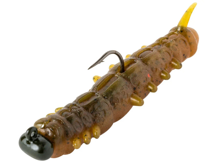 Rebel Lures - Cata Crawler - 2in 6pk 3jh Brown Sphinx -