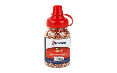 Crosman Copperhead .177 BB  1500 BB's Per Bottle  Plastic  Bottle 07370