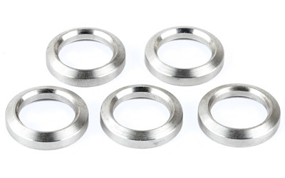 ATI Outdoors AR-15 Crush Washer 5 Pack  Fits Over 1/2"-28 Threads  Stainless Steel Finish A.5.10.2254