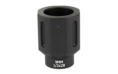 Battle Arms Development HEX FLASHCAN  Blast Diverter  9MM  Anodized Finish Black  1/2X28 Threaded BAD-FLASHCAN-6-1-2x28