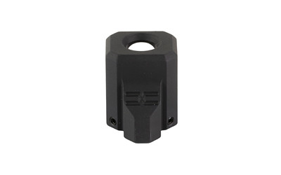 Faxon Firearms Compensator  9MM  Compatible with the Glock 17/19/34 Gen 3  Anodized Finish  Black FF-P-A-COMP-DS-G-01