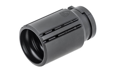 Fortis Manufacturing  Inc. Control Shield  Only Mounts with Muzzle Devices That Are Compatible  Currently Compatible with Fortis Muzzle Brakes and Rainier Arms XTC 2.0  Black Finish 556-CONT-BLK