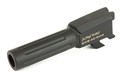 Lone Wolf Distributors AlphaWolf 40-9 Conversion Barrel  9MM  3.1"  Salt Bath Nitride Finish  Fits S&W M&P Shield  DOES NOT FIT CA COMPLIANT MODELS AW-SWS409N