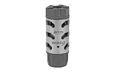 Odin Works Atlas 9  Muzzle Brake  9MM  1/2-28 Threaded  Stainless Steel MB-ATLAS-9-28