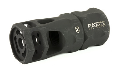 Phase 5 Weapon Systems FATman Hex Brake  5/8 x 24 RH  Parkerized Finish  308WIN/762NATO/300BLK FATman-5/8-24