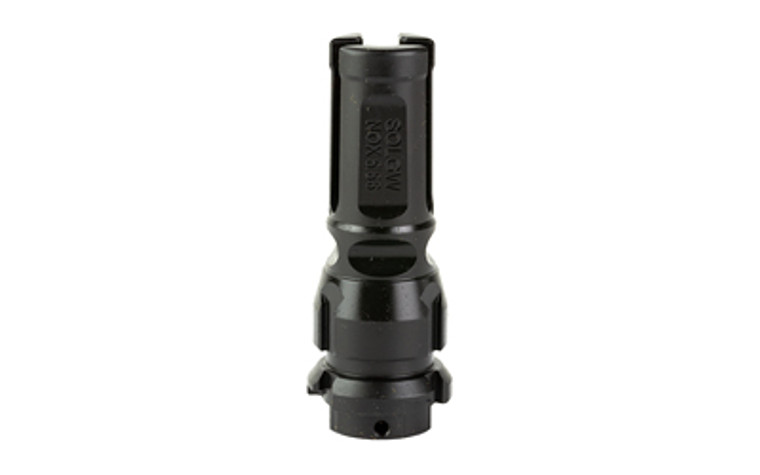 Sons of Liberty Gun Works NOX  Flash Hider  223 Remington/556NATO  Nitride Finish  Black  1/2X28  Fits Dead Air Armament Suppressors and KeyMount Accessories  9 Ports  Includes Timing Shims NOX9-556