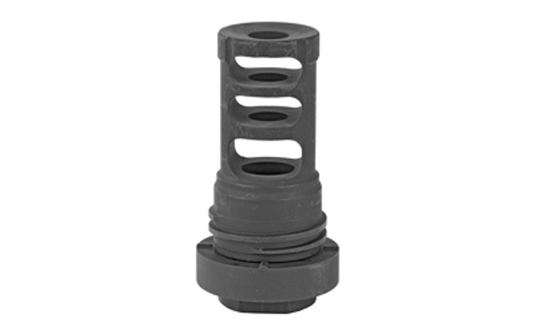 Yankee Hill Machine Co 30 CAL Q.D. Muzzle Brake for Nitro and Resonator  Black  1/2X28 YHM-4302-MB-28A