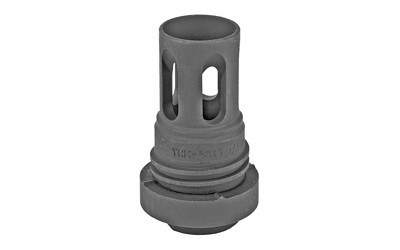 Yankee Hill Machine Co Mini QD Flash Hider  Matte Black  5/8X24 Thread  Fits Turbo T2  Turbo K  Resonator  Resonator R2  Resonator K  Nitro .30  All Phantom .30 caliber YHM-4315-24A